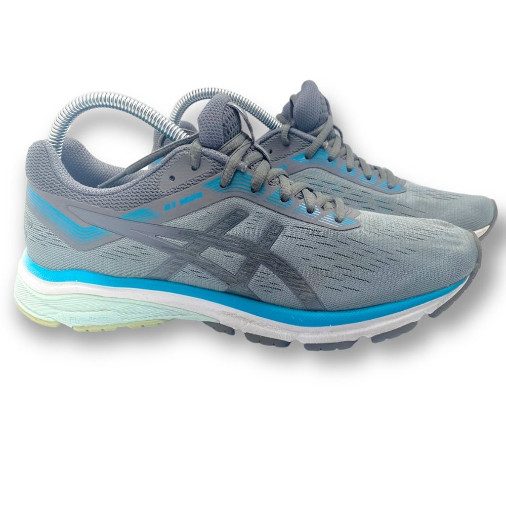 Asics Womens Gt 1000 1012a030 Gray Running Shoes Sneakers Size